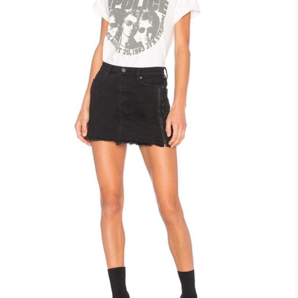 BLANK NYC black mini skirt